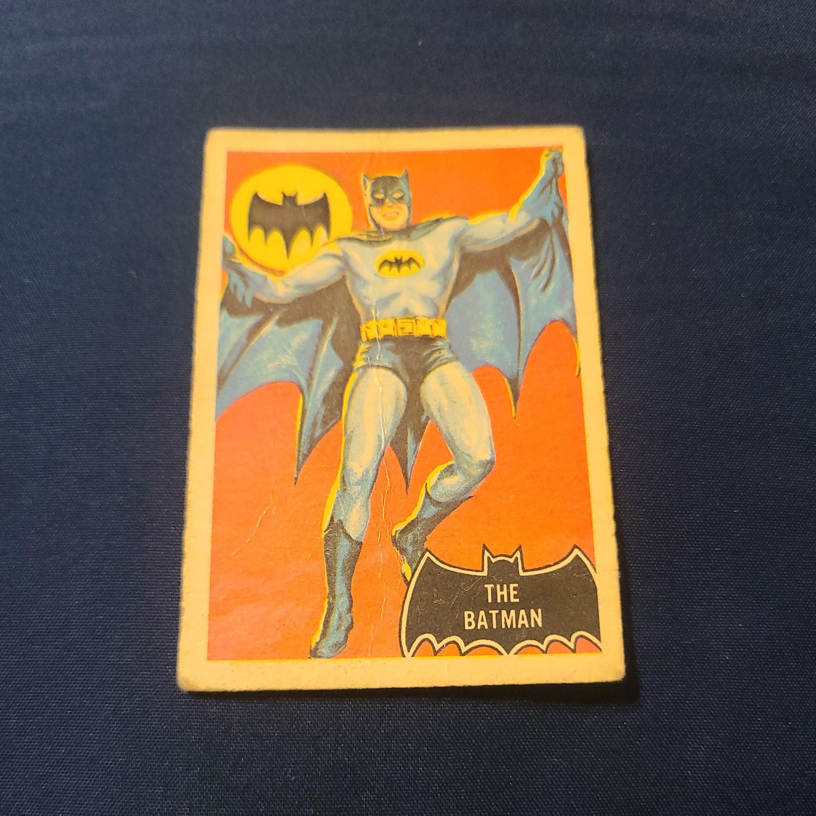 1966 A & BC England Batman Black Bat #1 The Batman RC  Rookie , crease , PR