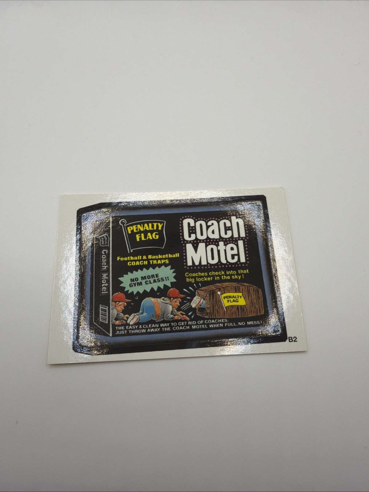 Rare B2-2004 Wacky Pack "COACH MOTEL"