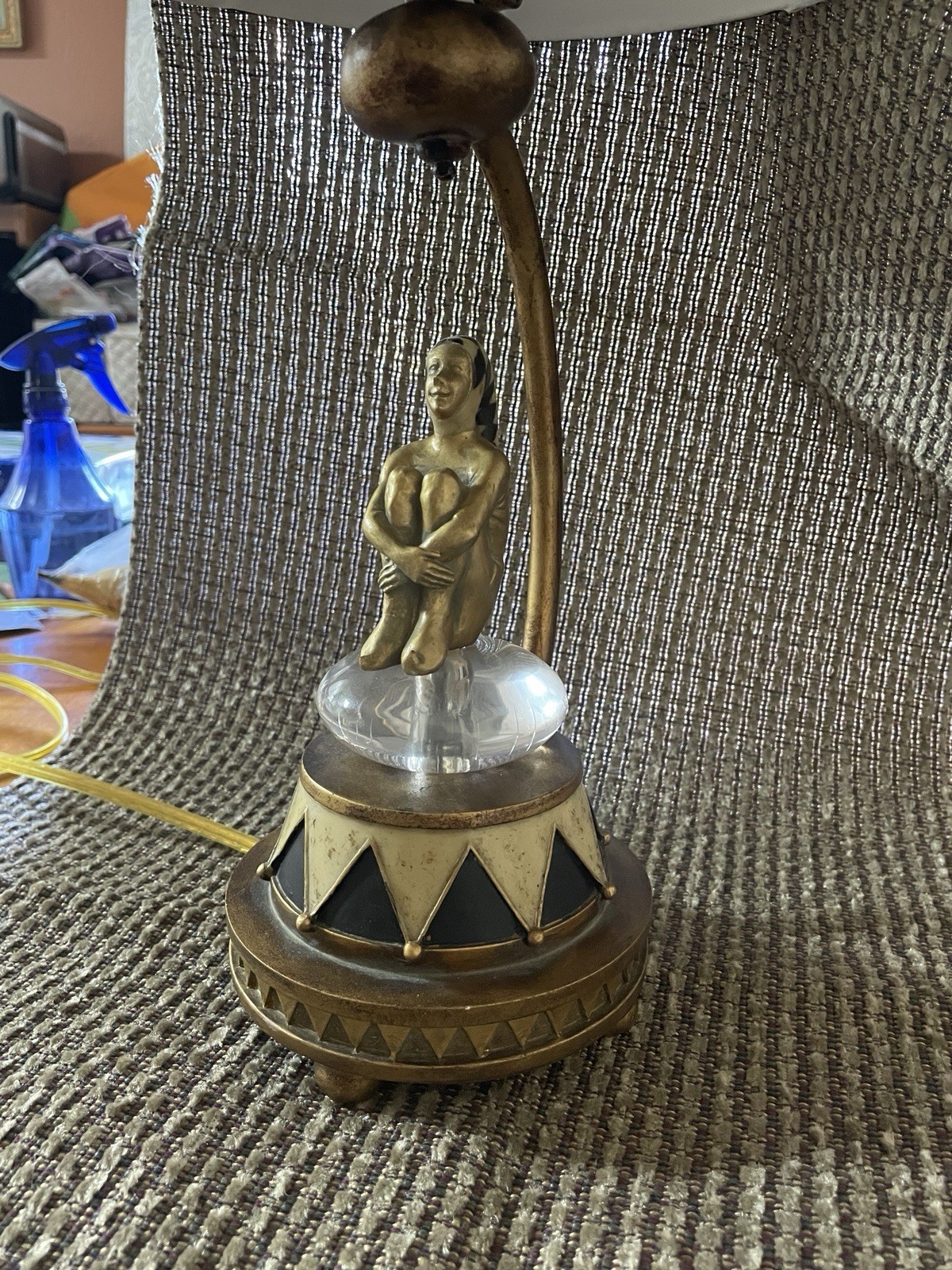 Art Deco Harlequin Pixie Lamp Vintage JB HIRSCH 1920s-30s Art Deco Harlequin Pixie Lamp Vintage JB HIRSCH 1920s-30s