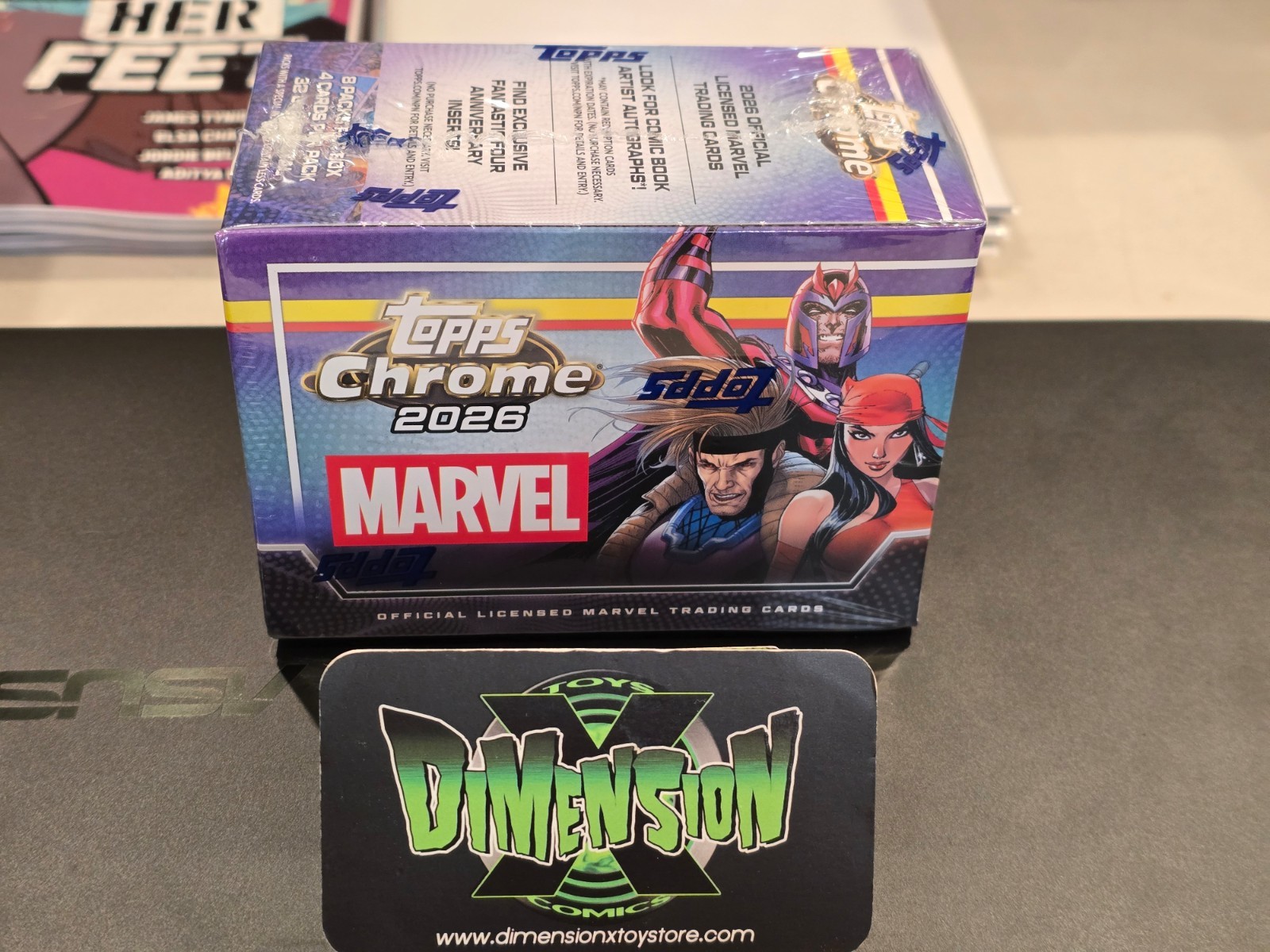 TOPPS CHROME 2026 MARVEL VALUE BLASTER BOX BRAND NEW SEALED TOPPS CHROME 2026 MARVEL VALUE BLASTER BOX BRAND NEW SEALED