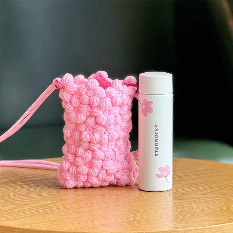 NEW Starbucks China 2025 Sakura 5oz/150ml SS Tumbler with Pink Bag Cute Cup Gift NEW Starbucks China 2025 Sakura 5oz/150ml SS Tumbler with Pink Bag Cute Cup Gift