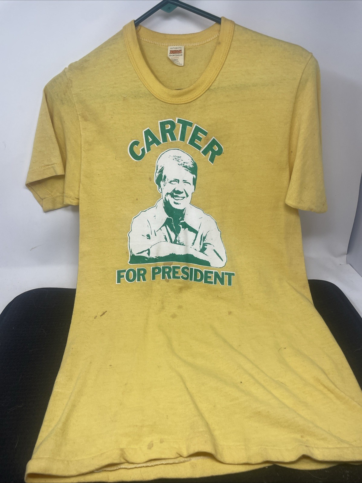 VTG 1974-1976 ”Jimmy Carter For President” T-Shirt Political-One Owner VTG 1974-1976 ”Jimmy Carter For President” T-Shirt Political-One Owner