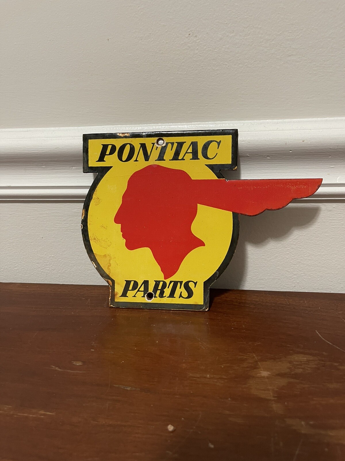 Pontiac Parts Sign 8x6 Inches Old Advertisement Sign Pontiac Parts Sign 8x6 Inches Old Advertisement Sign