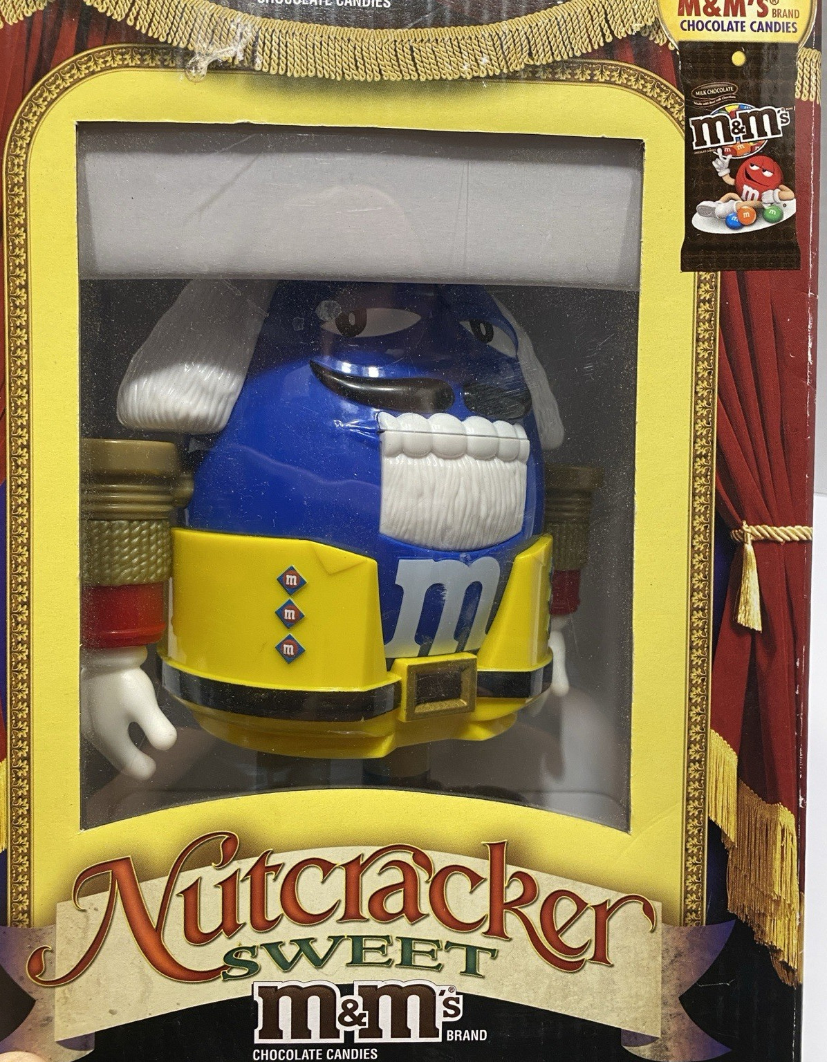 Vintage M&M's Nutcracker Sweet Candy Dispenser Blue Holiday Limited Edition Vintage M&M's Nutcracker Sweet Candy Dispenser Blue Holiday Limited Edition