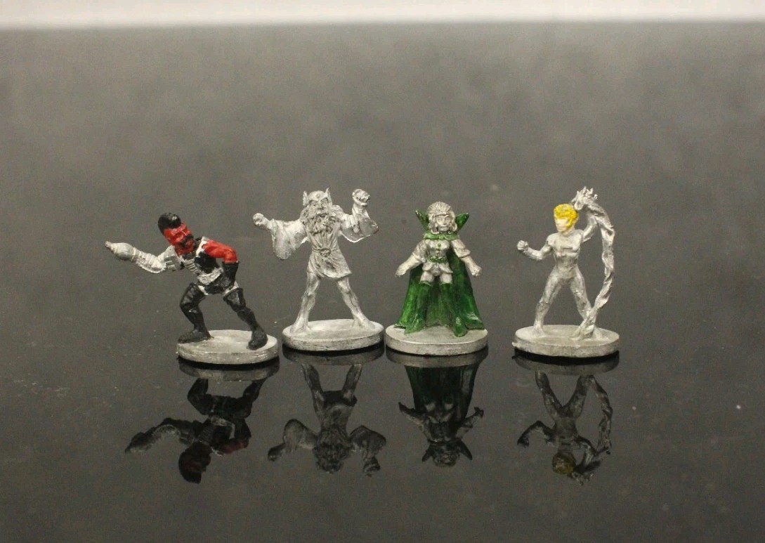VTG 4 LOT Grenadier 6503 Legion of Super-Heroes Metal Miniatures Tyr Emerald VTG 4 LOT Grenadier 6503 Legion of Super-Heroes Metal Miniatures Tyr Emerald
