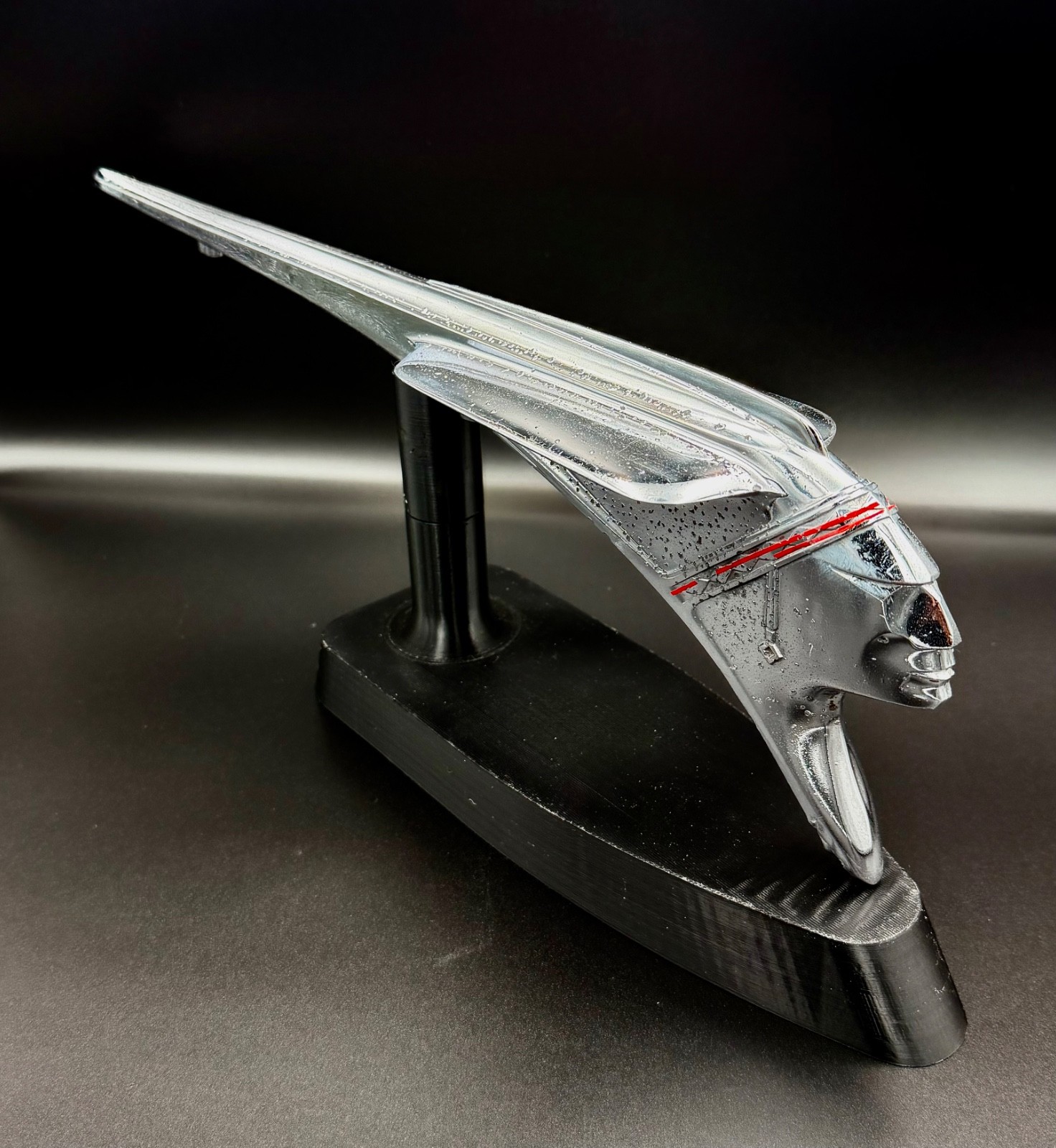 1941 Pontiac Indian Chief Hood Ornament Torpedo Silver Streak Vintage Original 1941 Pontiac Indian Chief Hood Ornament Torpedo Silver Streak Vintage Original