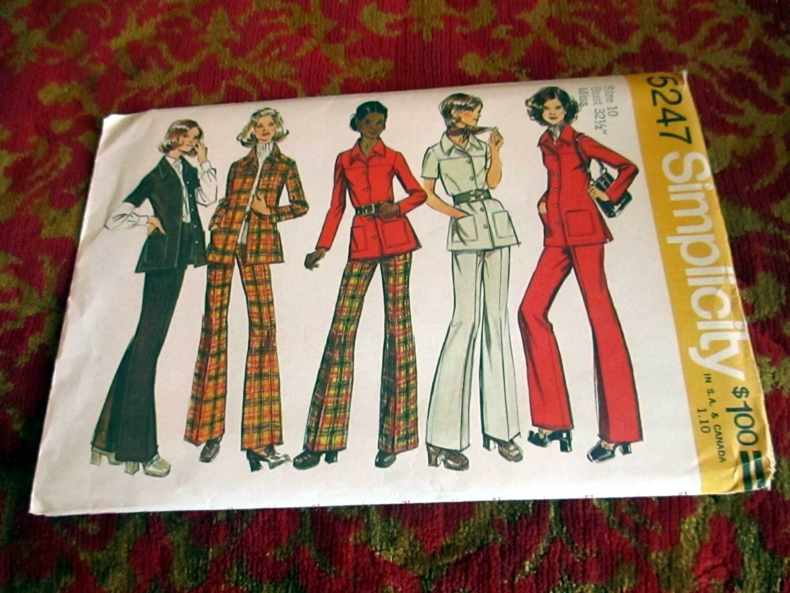 NEW SZ 10 Simplicity 5247 Misses SHIRT JACKET PANTS UN-CUT & FACTORY FOLDED FF NEW SZ 10 Simplicity 5247 Misses SHIRT JACKET PANTS UN-CUT & FACTORY FOLDED FF