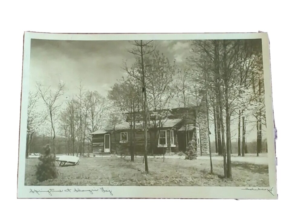 FRANK HOHENBERGER PHOTO BROWN COUNTY NASHVILLE SPRINGTIME AT SHANGHAI VTG Rare