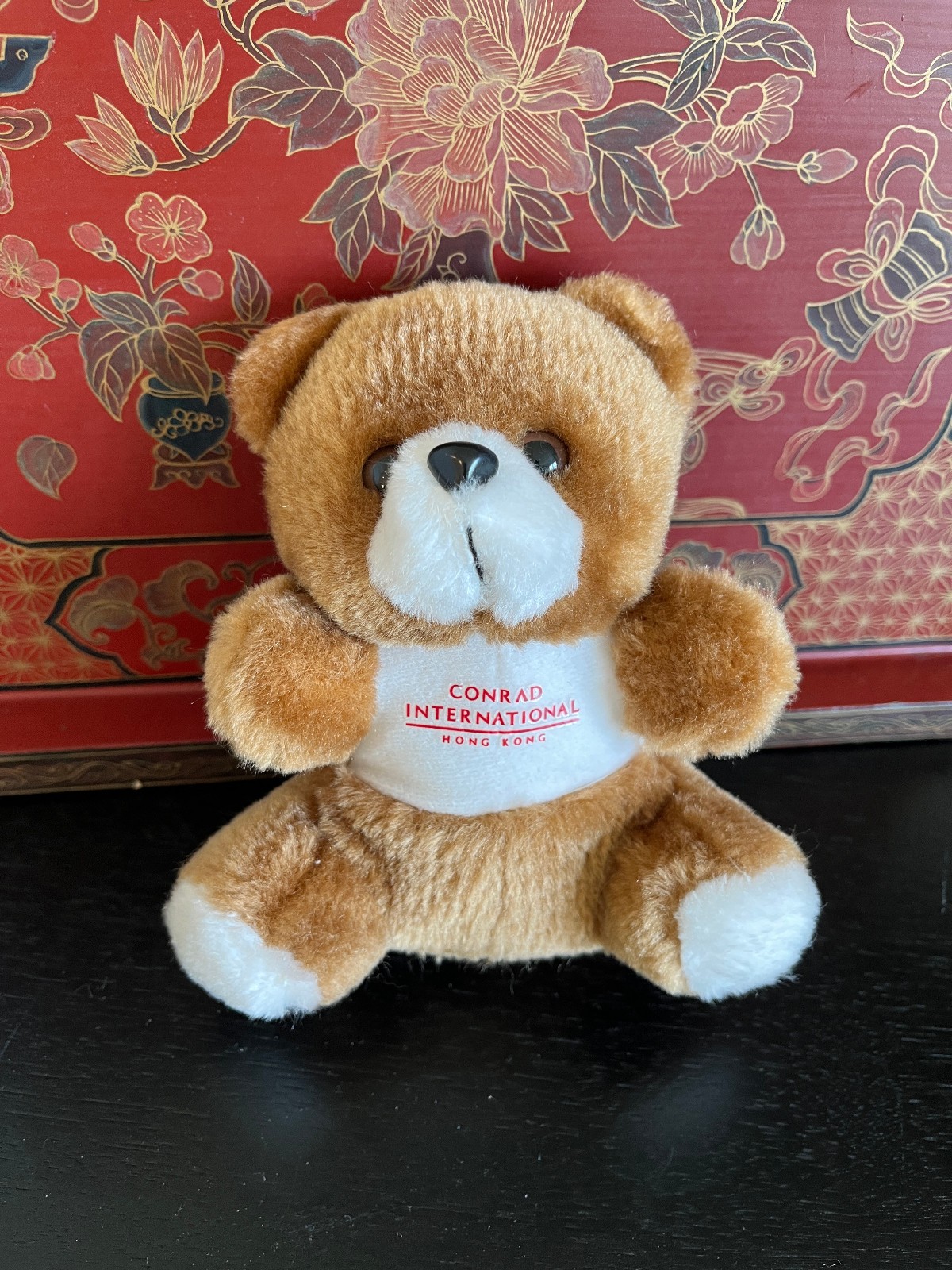 Conrad International Hong Kong Hotel Teddy Bear 6" c. 1998 Excellent Condition