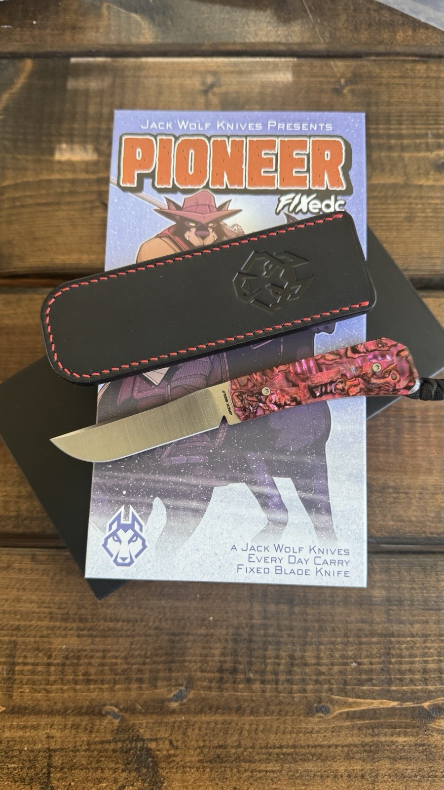 JACK WOLF PIONEER FIXEDC - RED ABALONE JACK WOLF PIONEER FIXEDC - RED ABALONE