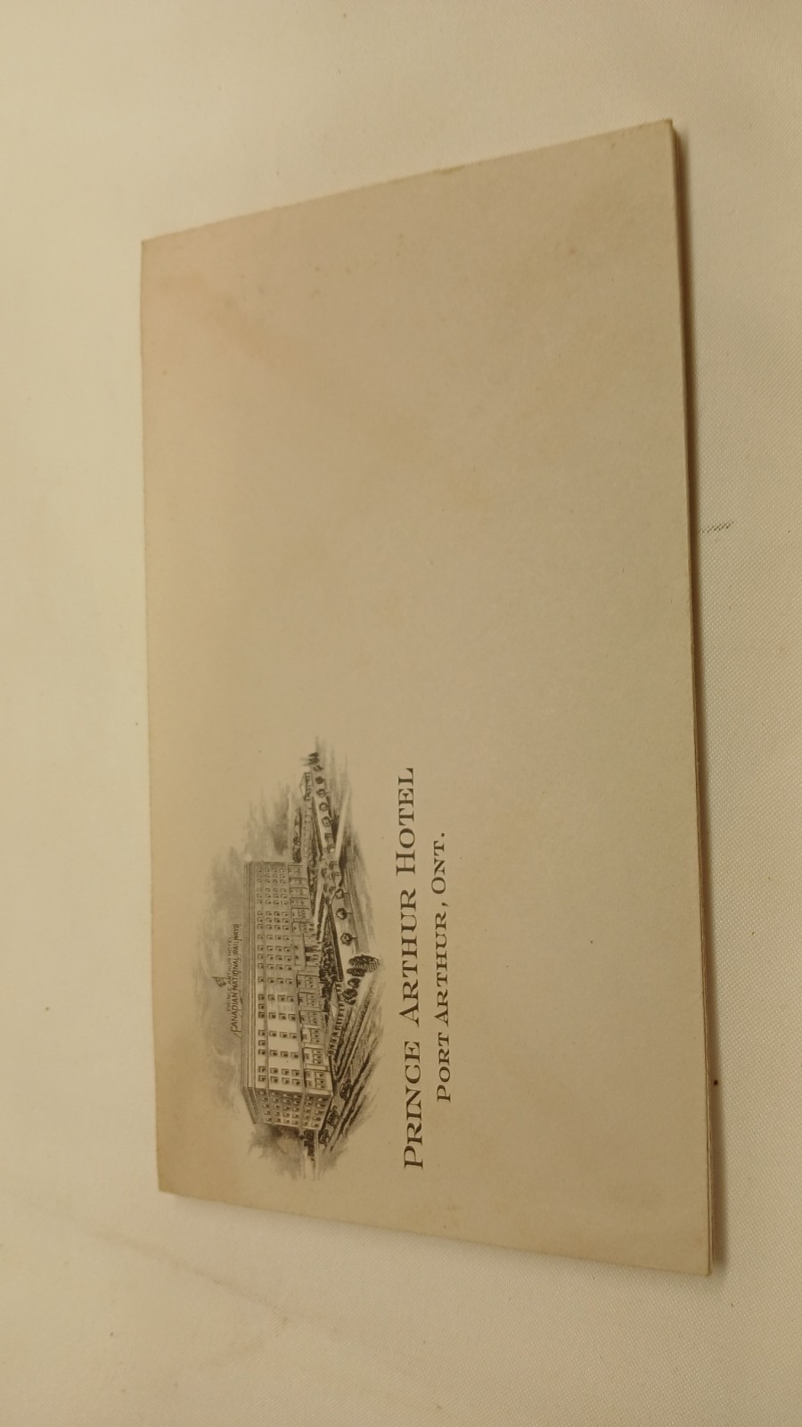 Prince Arthur Hotel Ontario Vintage Motor Hotel Canada ENVELOPE Prince Arthur Hotel Ontario Vintage Motor Hotel Canada ENVELOPE