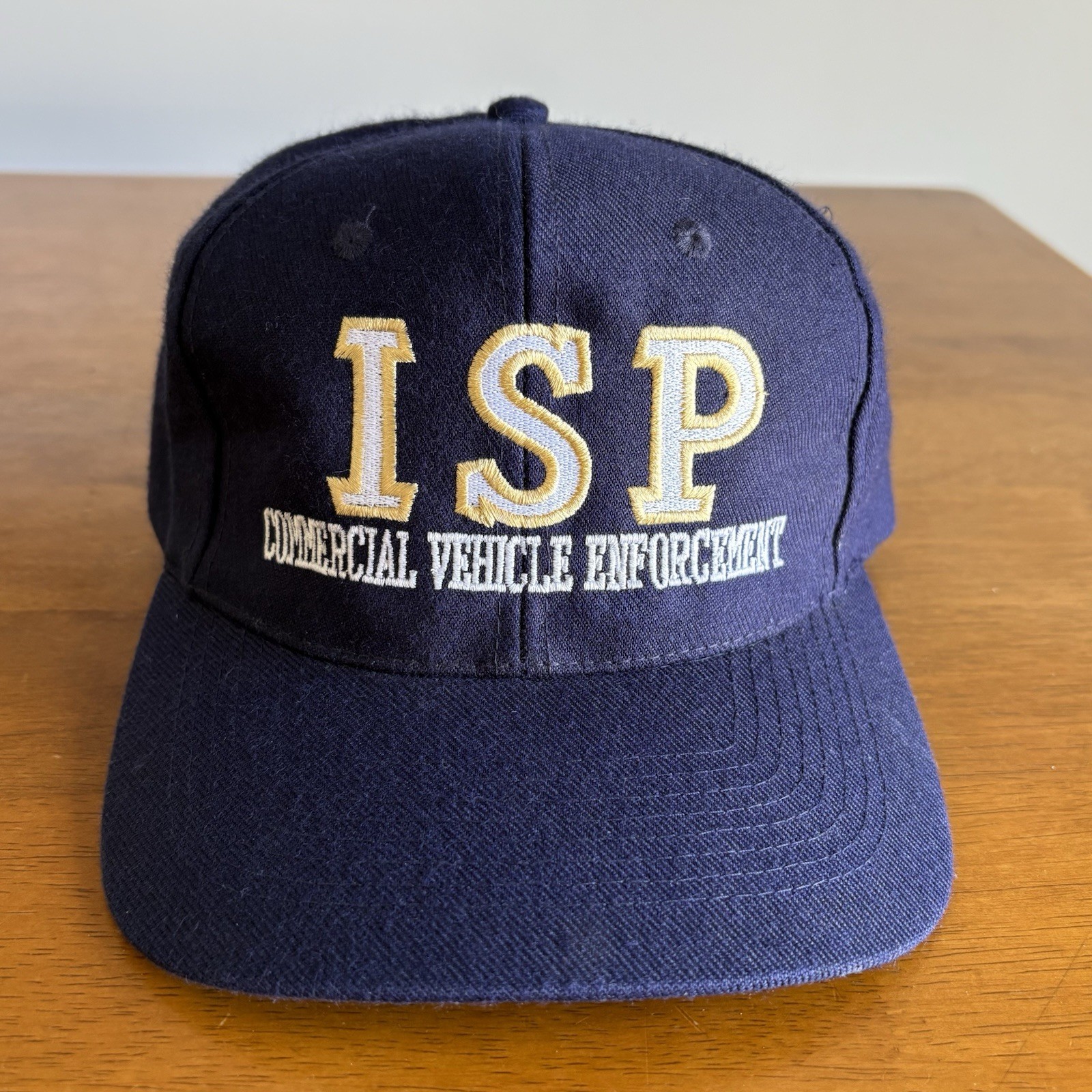 Vintage Indiana State Police ISP Hat Commercial Vehicle Enforcement Wool KC Cap Vintage Indiana State Police ISP Hat Commercial Vehicle Enforcement Wool KC Cap