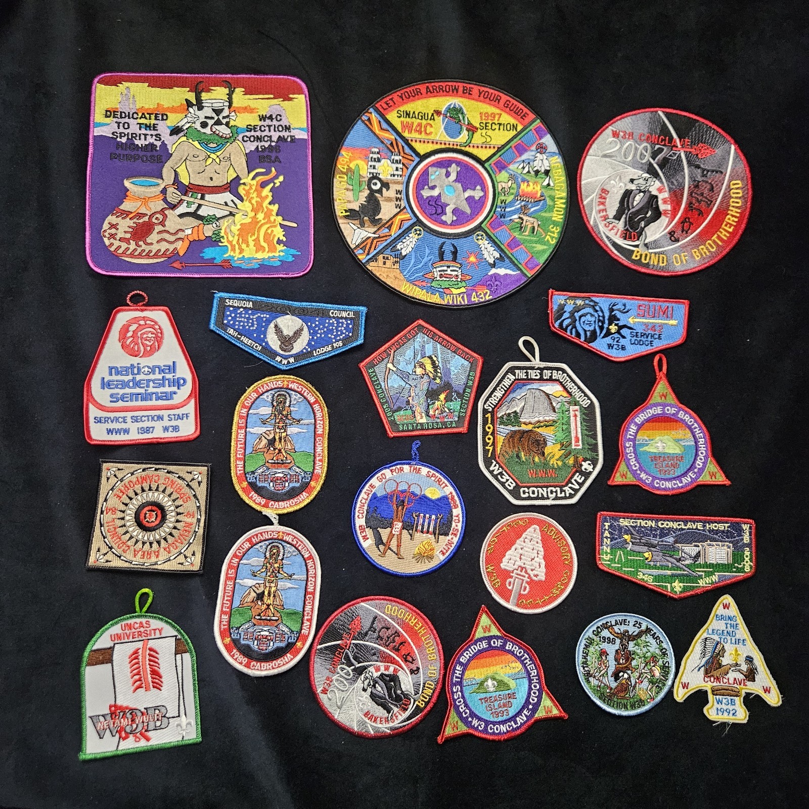 20 Vintage BSA Boy Scouts of America OA Order of Arrow Patches 20 Vintage BSA Boy Scouts of America OA Order of Arrow Patches