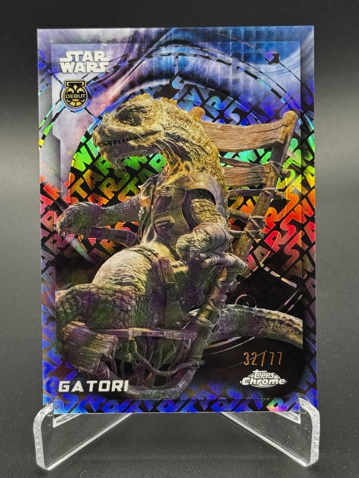💎NEW💎 2026 Topps Chrome Star Wars Gatori LogoFractor Refractor /77 Debut #156 💎NEW💎 2026 Topps Chrome Star Wars Gatori LogoFractor Refractor /77 Debut #156