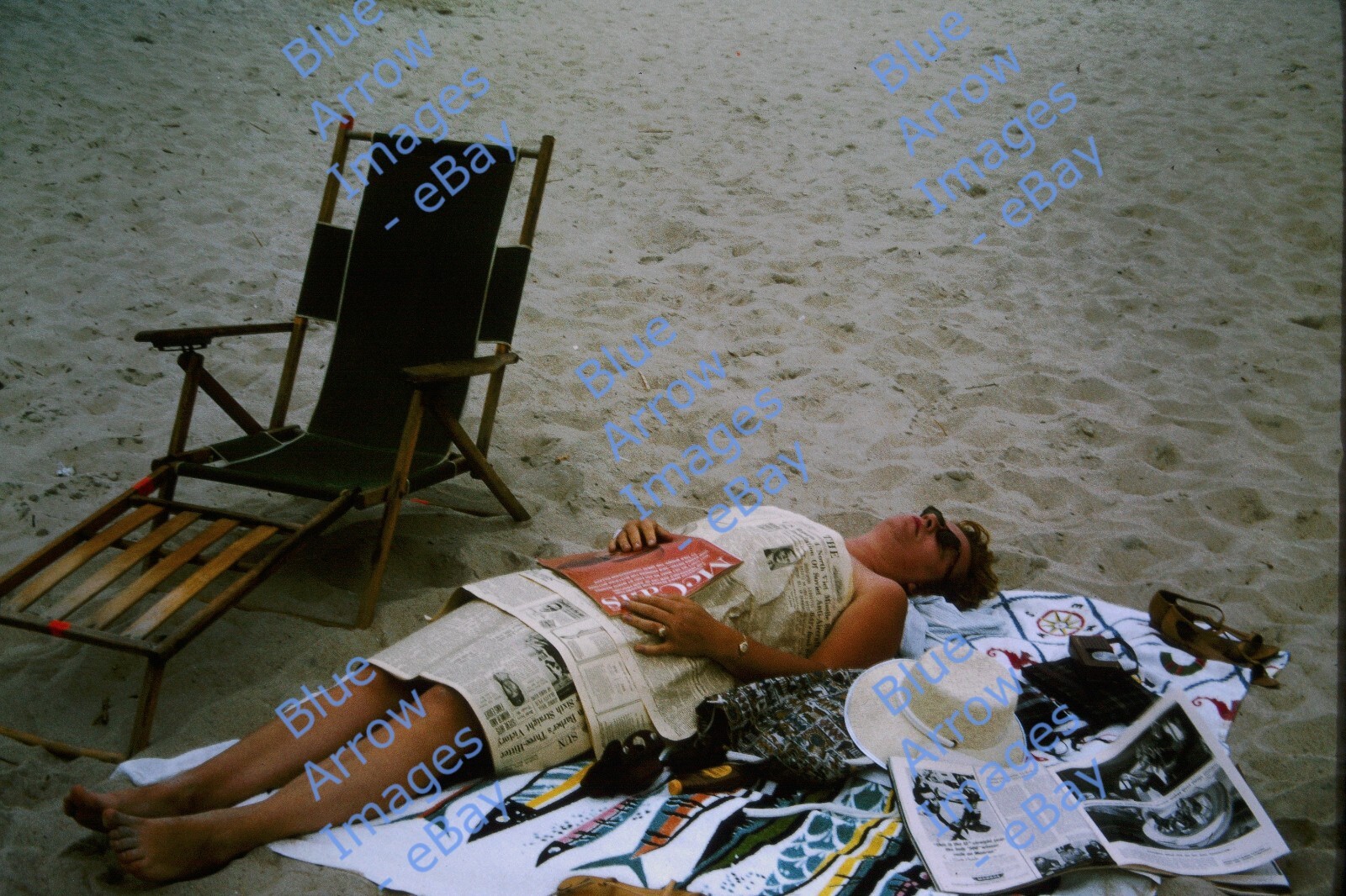 1965 35mm Slide Ocean City Maryland Sunbathing with the Baltimore Sun #2469 1965 35mm Slide Ocean City Maryland Sunbathing with the Baltimore Sun #2469
