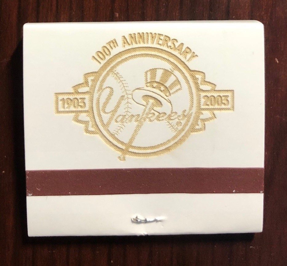 New York Yankees 100th Anniversary Matchbook New York Yankees 100th Anniversary Matchbook