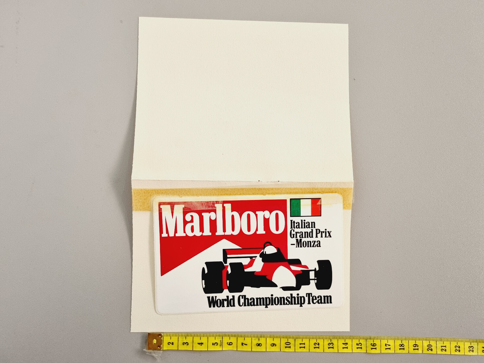 1986 ITALIAN GRAND PRIX AUTOSPRINT ORIGINAL DECALS GP FORMULA 1 STICKER 1986 ITALIAN GRAND PRIX AUTOSPRINT ORIGINAL DECALS GP FORMULA 1 STICKER