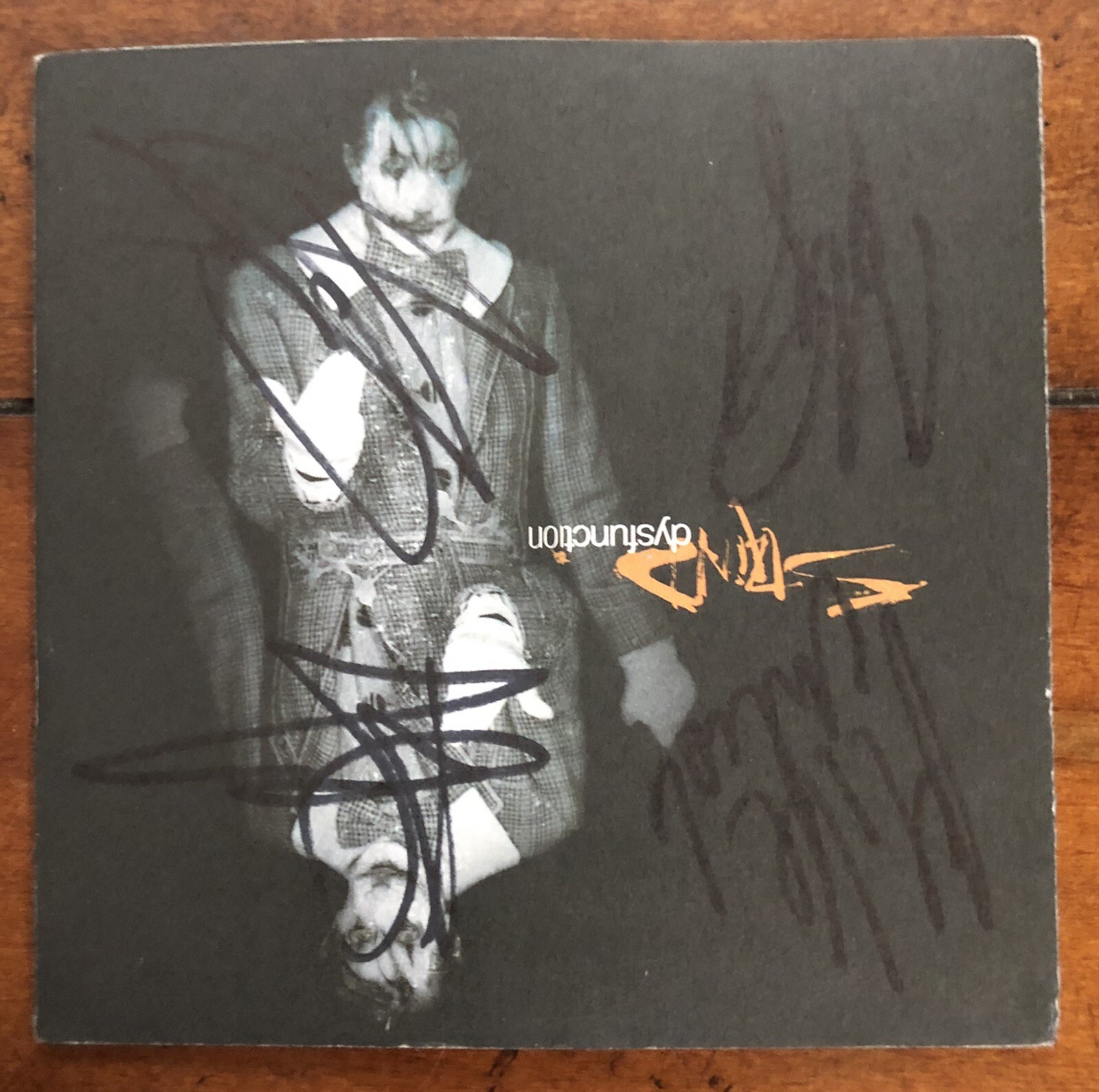 Staind Autographed CD Cover Dysfunction 1999 Guaranteed Authentic Aaron Lewis