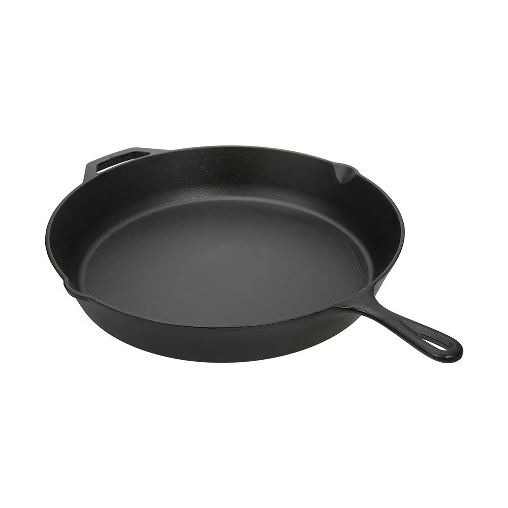 12 inch Pre-Seasoned Cast Iron Skillet with Handles 12 inch Pre-Seasoned Cast Iron Skillet with Handles