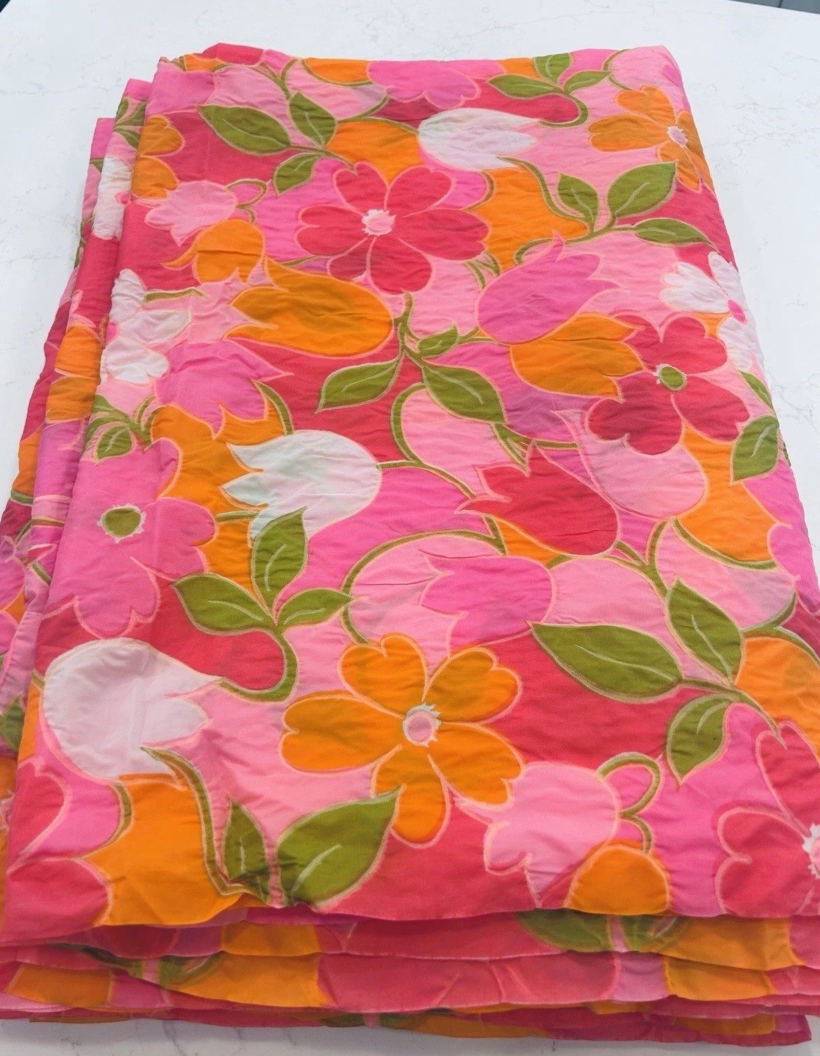 VTG 60s 70s PSYCHEDELIC FLOWER PLISSÉ FABRIC 7 YDS X 40” W CRINKLE COTTON NOS VTG 60s 70s PSYCHEDELIC FLOWER PLISSÉ FABRIC 7 YDS X 40” W CRINKLE COTTON NOS