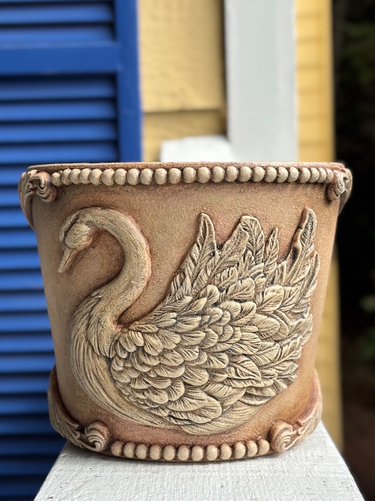 Rustic Swan Terracotta Planter Clay Pot Vintage French Country Regencycore Decor Rustic Swan Terracotta Planter Clay Pot Vintage French Country Regencycore Decor
