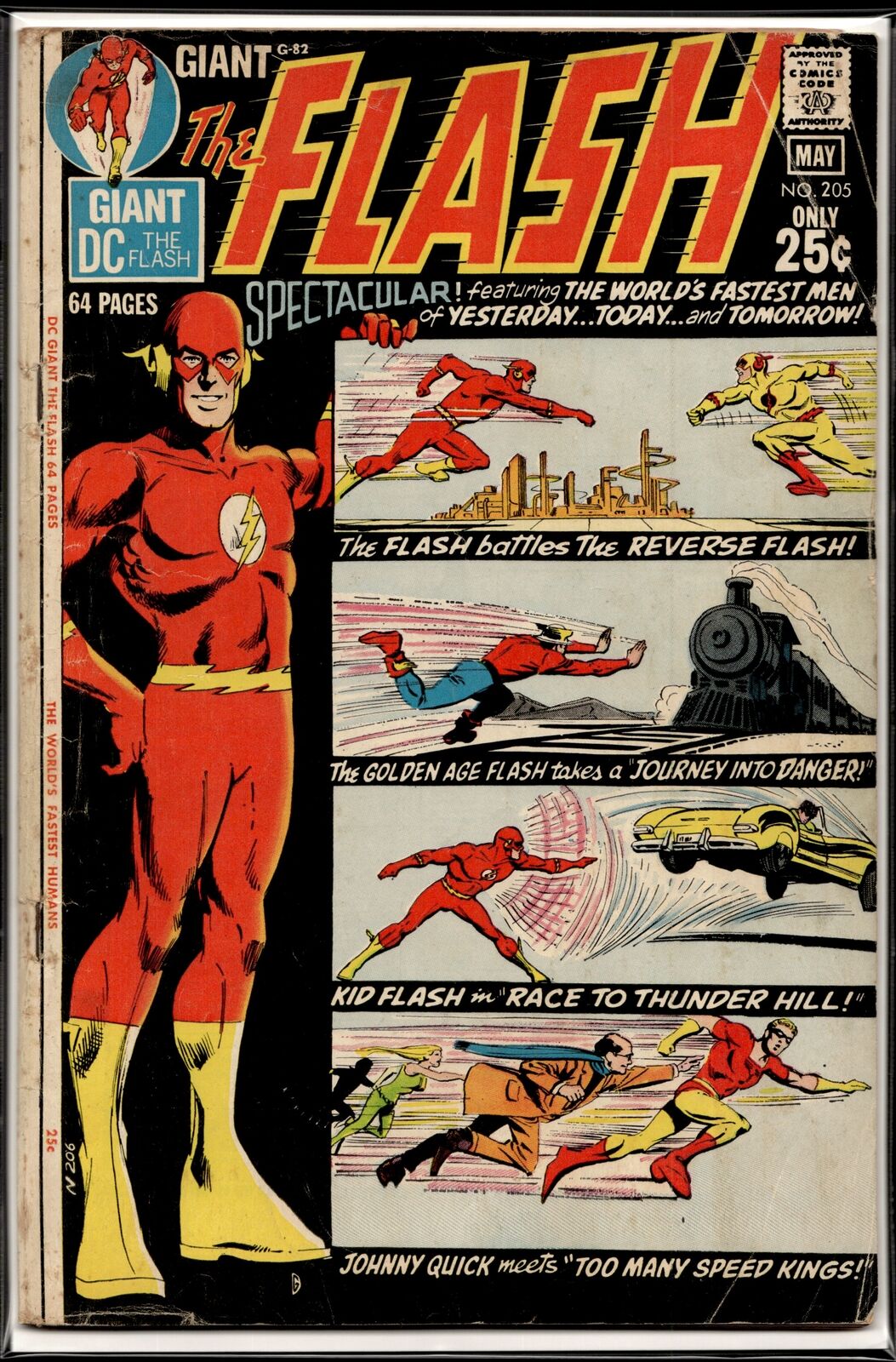 1971 Flash #205 1st Reverse Flash DC Comic