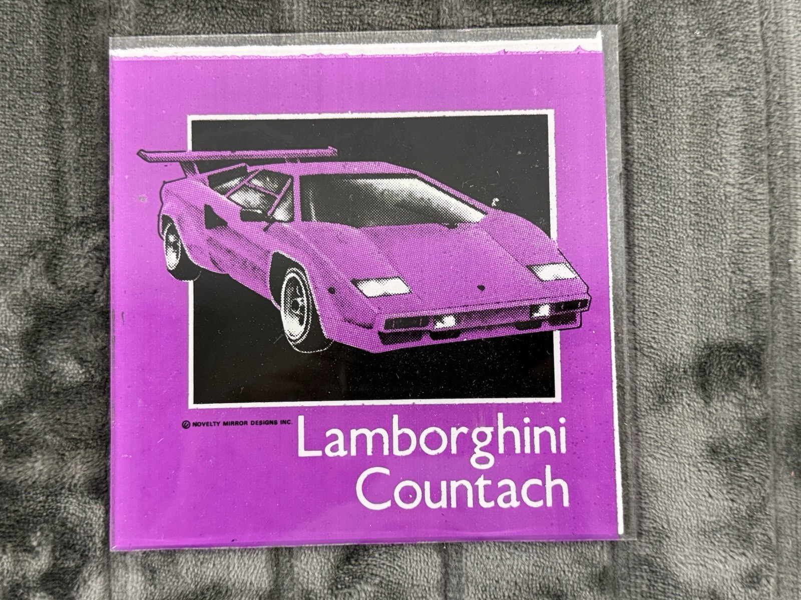 1980s Lamborghini Countach 6” Carnival Glass Prize 1980s Lamborghini Countach 6” Carnival Glass Prize