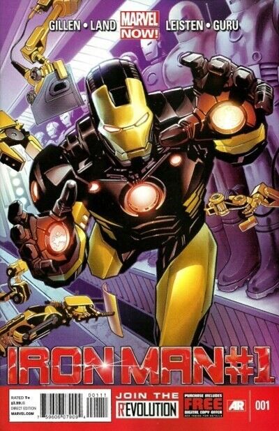 Iron Man (2012) #1 VF+ Stock Image