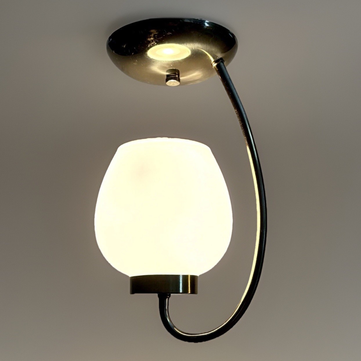 Antique/Vtg 1950's-60's MCM Art Deco Nouveau Lantern Ceiling Light/Lamp Fixture Antique/Vtg 1950's-60's MCM Art Deco Nouveau Lantern Ceiling Light/Lamp Fixture