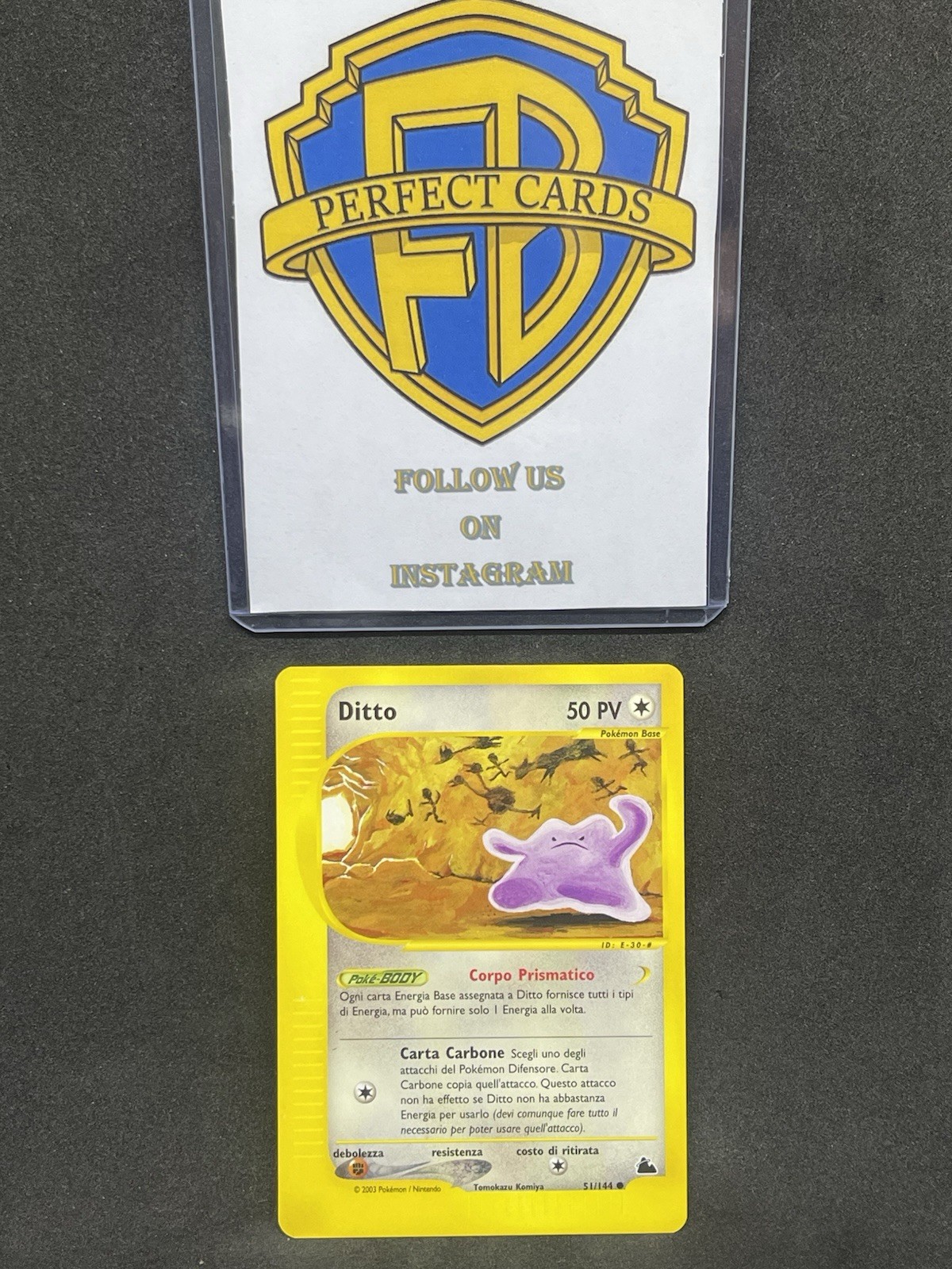 POKÉMON SKYRIDGE DITTO COMUNE 51/144 NM ITA POKÉMON SKYRIDGE DITTO COMUNE 51/144 NM ITA