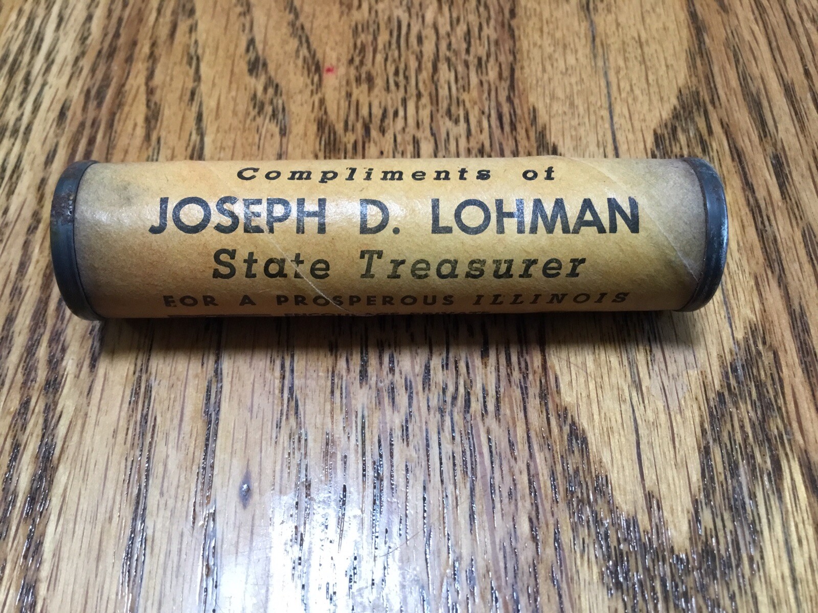 Vintage dime bank. J. Lohman state treasurer , Illinois Vintage dime bank. J. Lohman state treasurer , Illinois