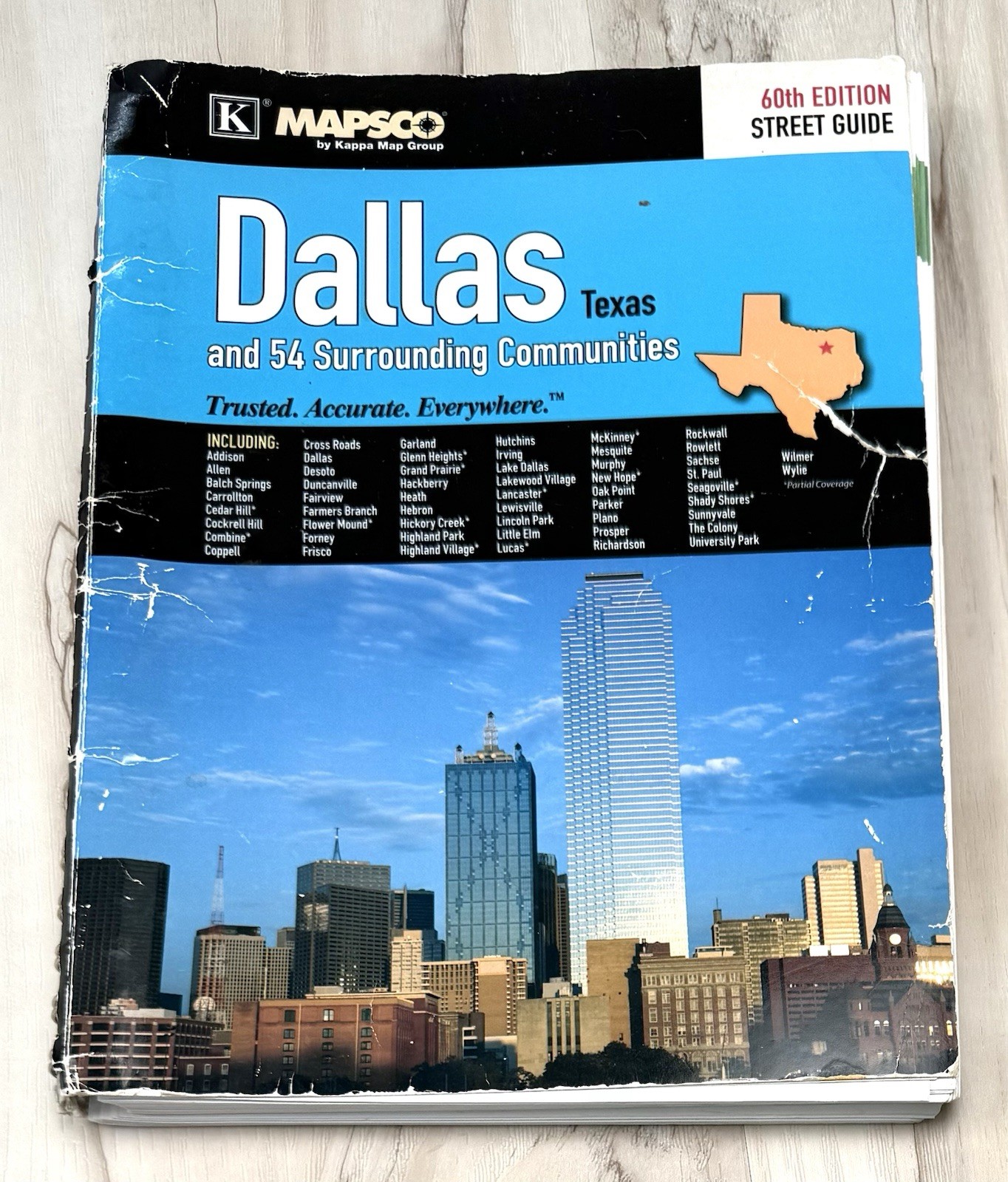 MAPSCO 60th Ed Dallas TX STREET GUIDE +54 Surrounding Communities Spiral Bound MAPSCO 60th Ed Dallas TX STREET GUIDE +54 Surrounding Communities Spiral Bound