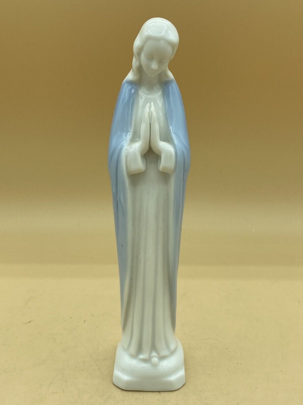 Vintage Sanmyro Japan Porcelain Religious Figurine Praying Virgin Mary Madonna