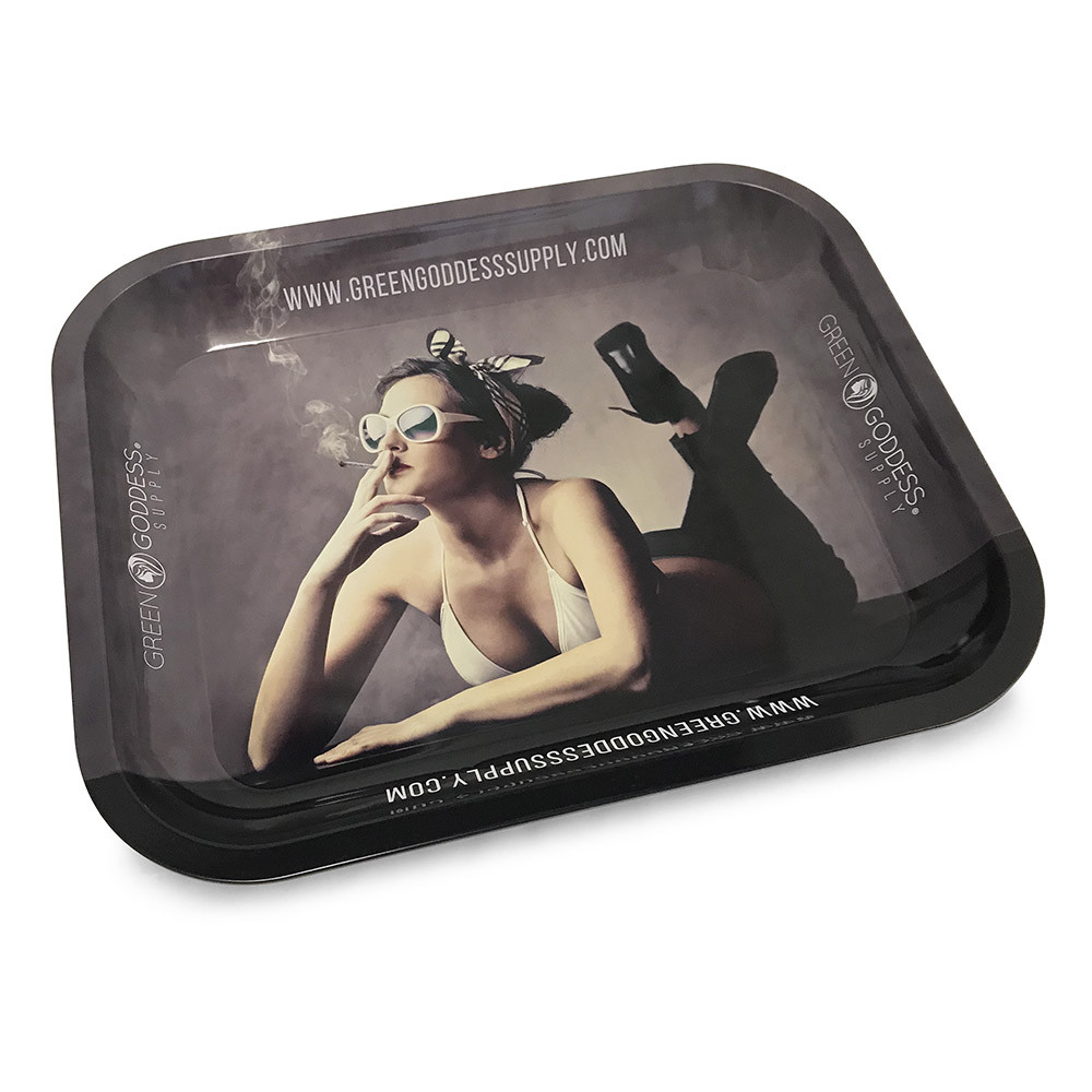 Green Goddess Supply Extra Large 14" x 12" Trimming / Rolling Tray
