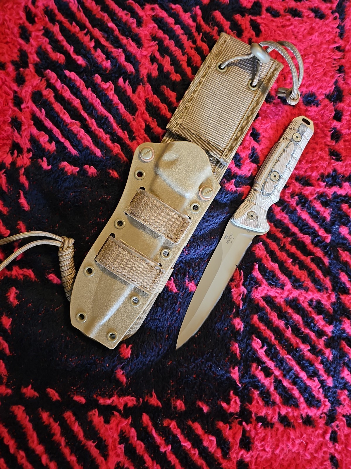 Rare Buck 891 Knife Desert Tan-USA Spearpoint GCK Rare Buck 891 Knife Desert Tan-USA Spearpoint GCK