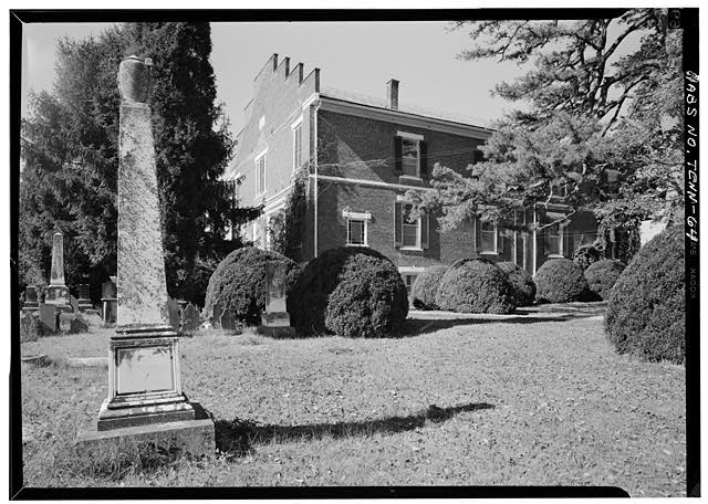 Historic Building Tennessee 1971 East Side Elevation Cemetery Tombstones Historic Building Tennessee 1971 East Side Elevation Cemetery Tombstones