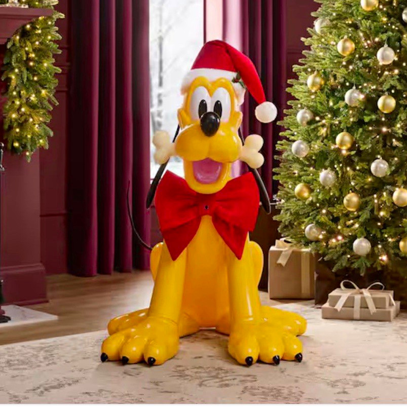 Shop Disney 3.5 FT Animated Holiday Pluto Disney Character Decoration