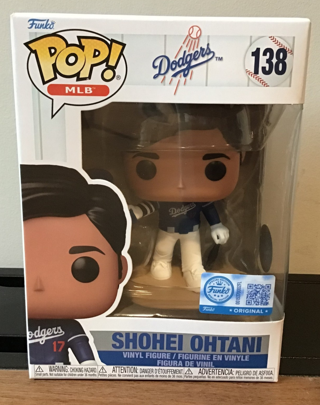 Funko Pop MLB Los Angeles Dodgers Shohei Ohtani (Salute) Funko Pop #138 Funko Pop MLB Los Angeles Dodgers Shohei Ohtani (Salute) Funko Pop #138