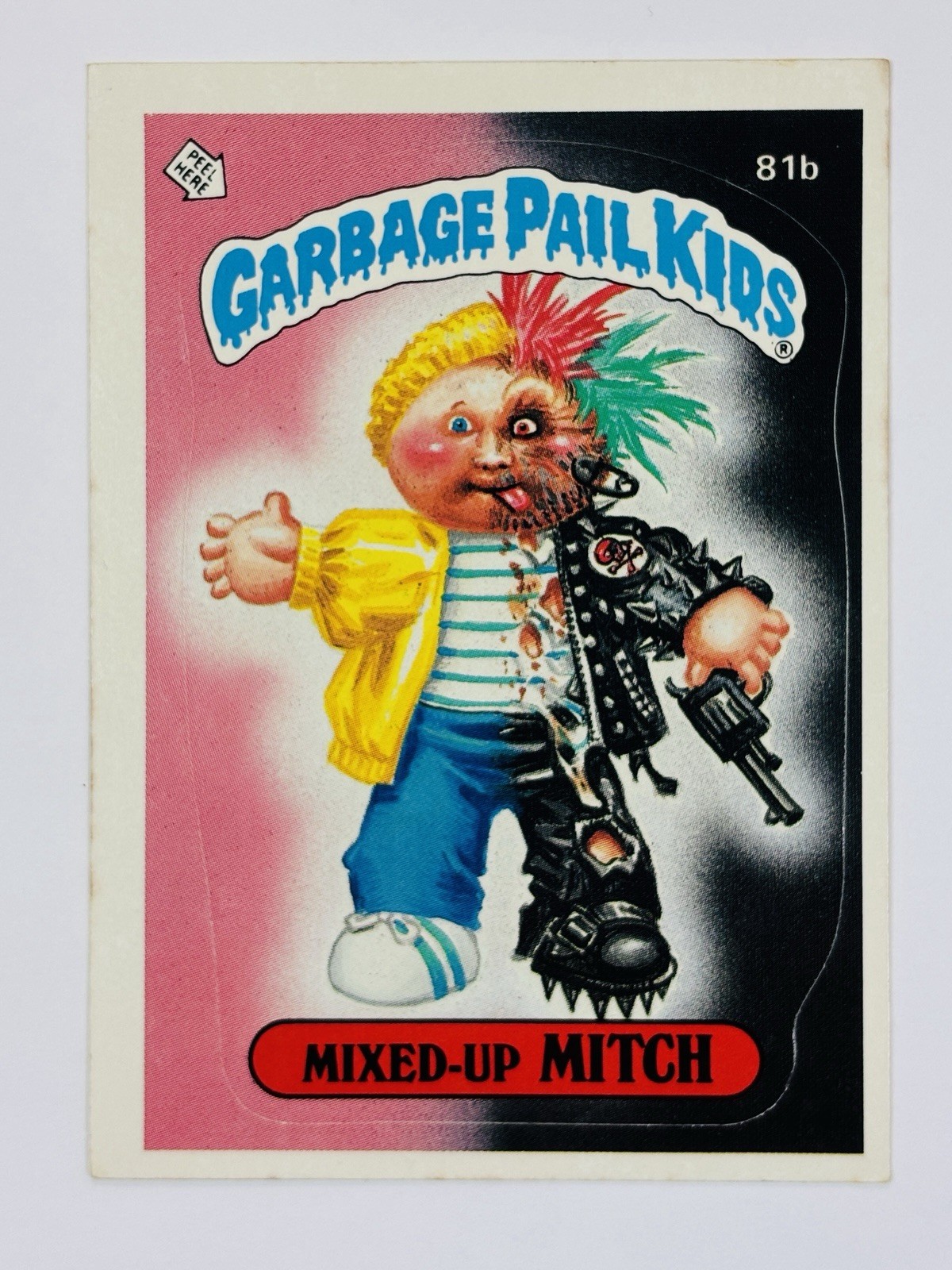 1985 Topps Garbage Pail Kids -Series 2 *Matte #81b MIXED-UP MITCH (VG) See PICS 1985 Topps Garbage Pail Kids -Series 2 *Matte #81b MIXED-UP MITCH (VG) See PICS