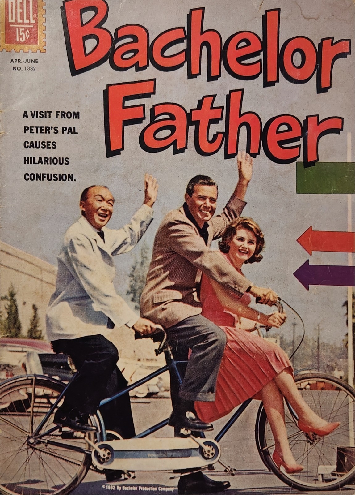 Bachelor Father 1 - TV -Dell comic book - John Forsythe 1962 RARE Photo Cover Bachelor Father 1 - TV -Dell comic book - John Forsythe 1962 RARE Photo Cover