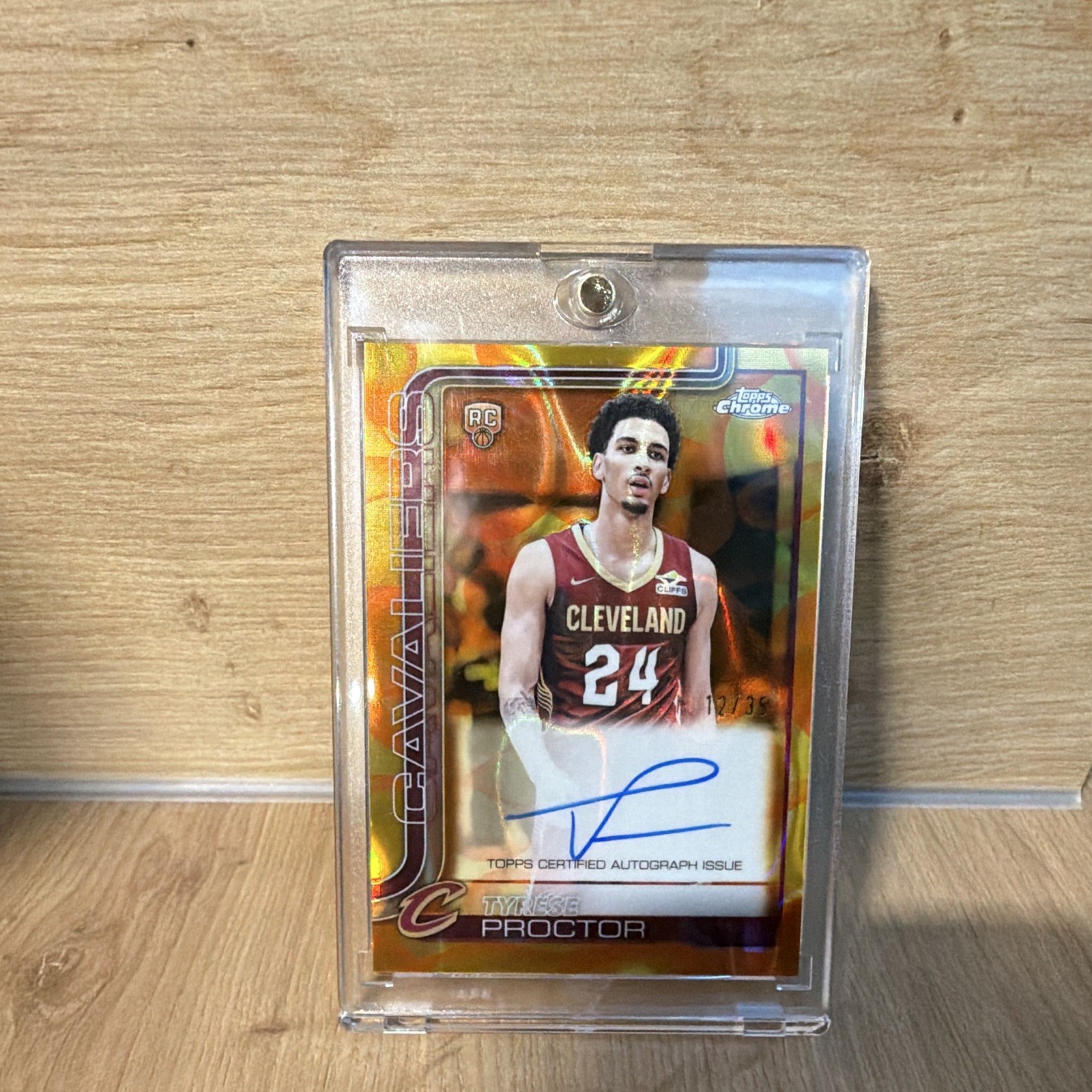 Topps Chrome Update 2025-26 Tyrese Proctor RC Auto /35 Cavaliers RA-TPR Topps Chrome Update 2025-26 Tyrese Proctor RC Auto /35 Cavaliers RA-TPR