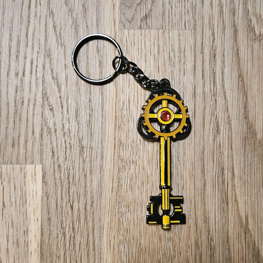 Blue Prince Archived Keychain Basement Key Keychain - iam8bit Blind Box Key Blue Prince Archived Keychain Basement Key Keychain - iam8bit Blind Box Key