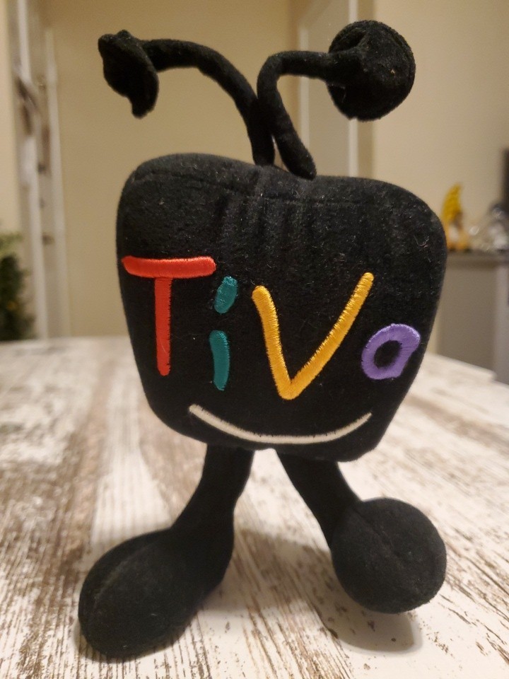 Vintage TiVo Plush Mascot 8” Self Standing Advertising Promo Toy Vintage TiVo Plush Mascot 8” Self Standing Advertising Promo Toy