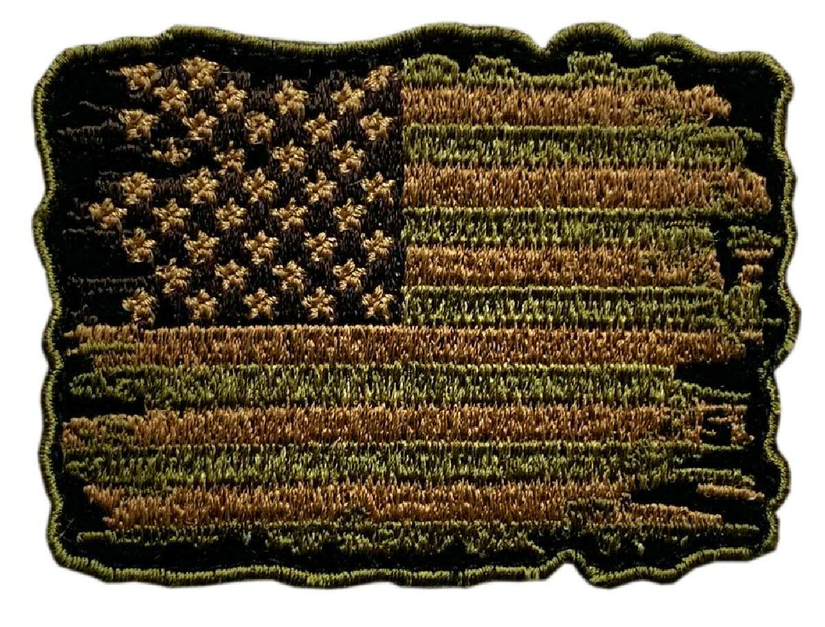 Distressed American Flag Vintage Look Patch(3.0 inch - Hook Fastener-DP-6) Distressed American Flag Vintage Look Patch(3.0 inch - Hook Fastener-DP-6)