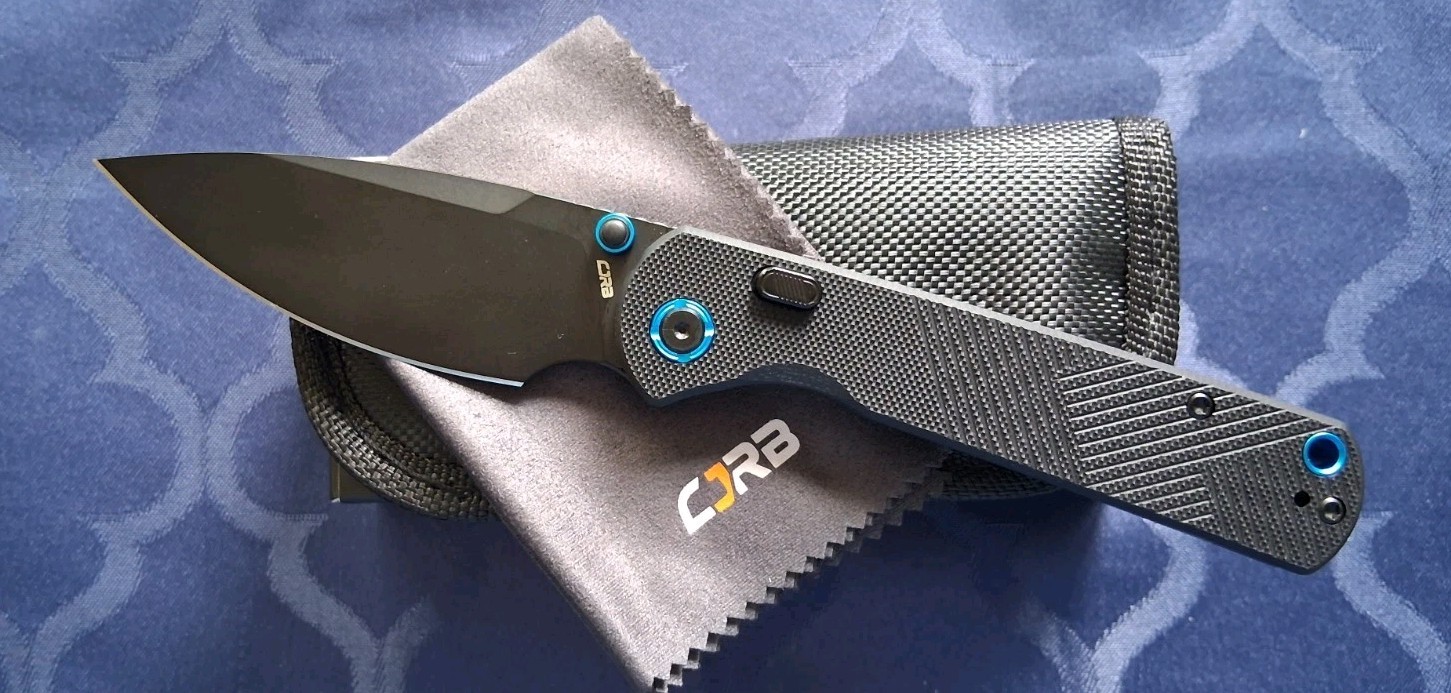 *NEW*🔥 CJRB - Latitude EDC Knife w/AR-RPM9 Blade & Black G10 Handle (1975-B) *NEW*🔥 CJRB - Latitude EDC Knife w/AR-RPM9 Blade & Black G10 Handle (1975-B)