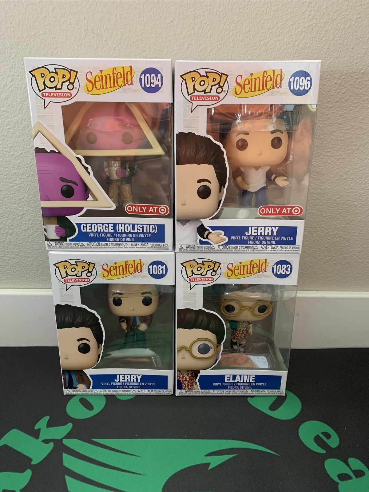FUNKO POP Seinfeld Lot Of  4 Jerry George Elaine Vaulted New