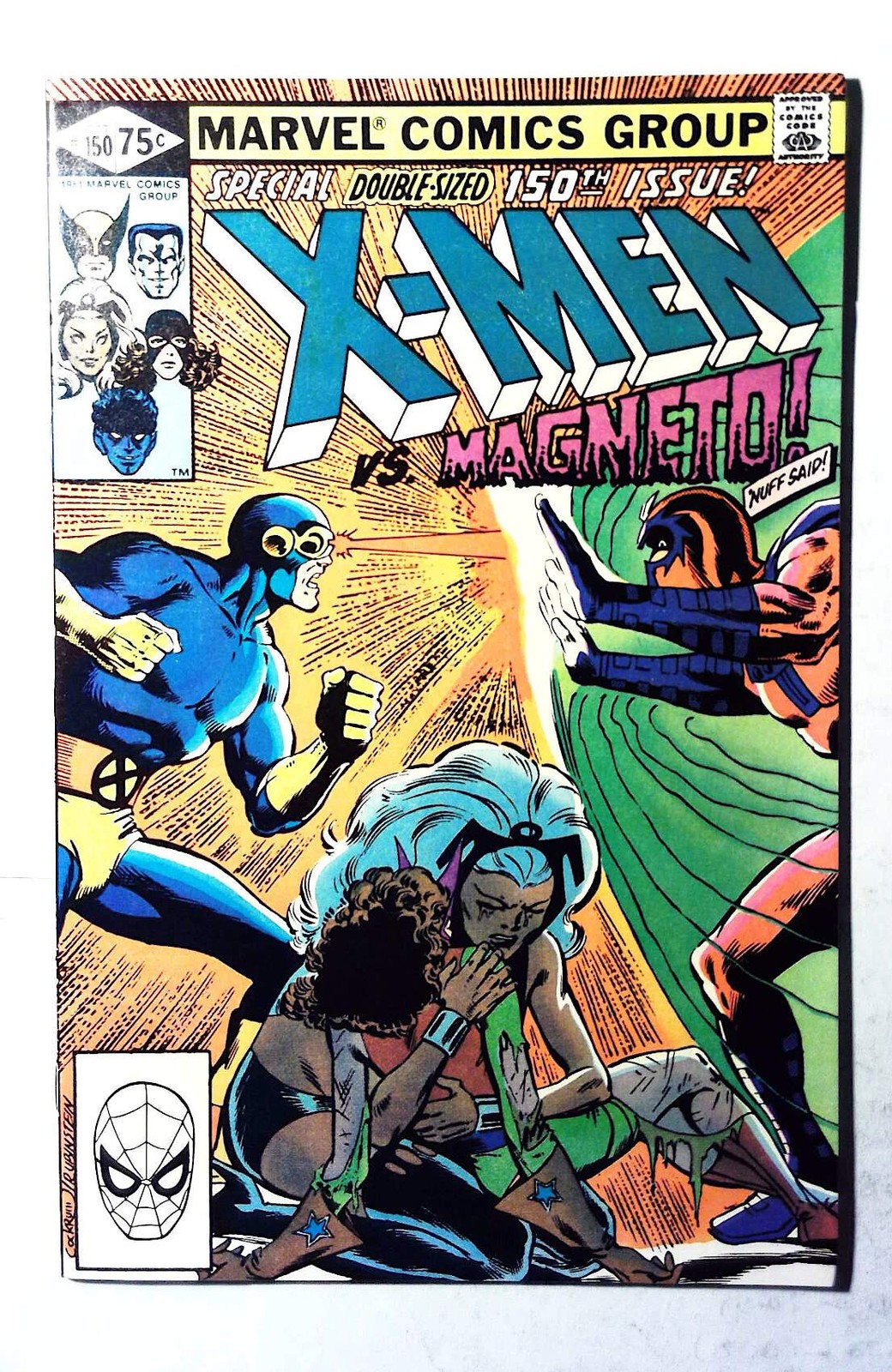 Uncanny X-Men #150 1981 Marvel 1st Series Magneto Cyclops Storm Wolverine Comic Uncanny X-Men #150 1981 Marvel 1st Series Magneto Cyclops Storm Wolverine Comic