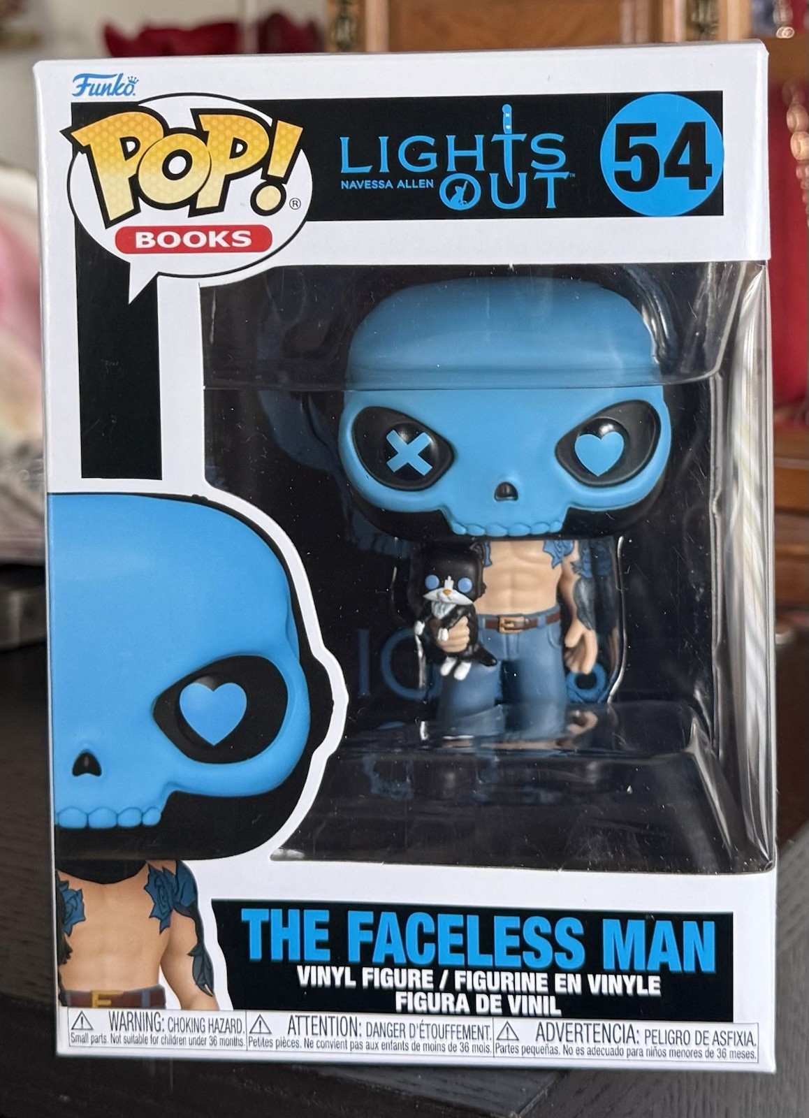 Funko POP Books: THE FACELESS MAN #54 Into Darkness Lights Out IN HAND Funko POP Books: THE FACELESS MAN #54 Into Darkness Lights Out IN HAND