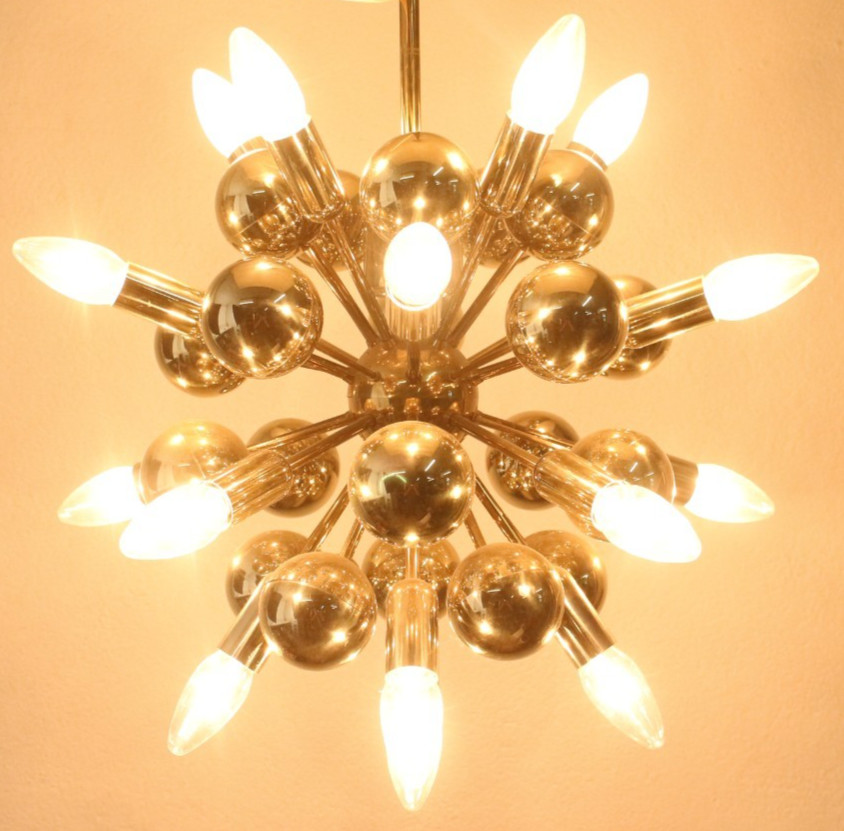 Cosack Sputnik Atomic Pendant Light Pendant Dorothee Becker Gold Chandelier Cosack Sputnik Atomic Pendant Light Pendant Dorothee Becker Gold Chandelier