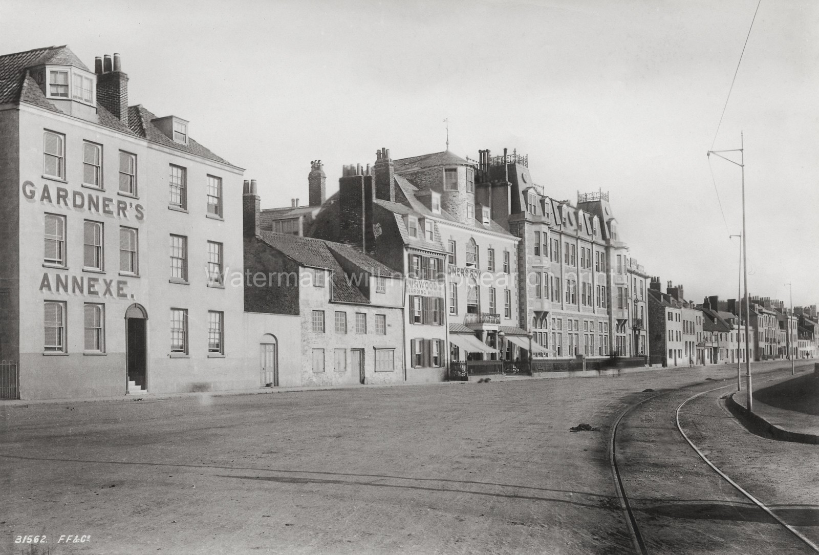St Peter's Port Guernsey Esplanade Street Scene Buildings Vtg. Photo 19thC. St Peter's Port Guernsey Esplanade Street Scene Buildings Vtg. Photo 19thC.